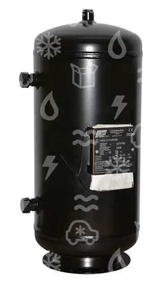 sběrač chladiva, 45 BAR, 30,0 l, vstup 1.1/4
